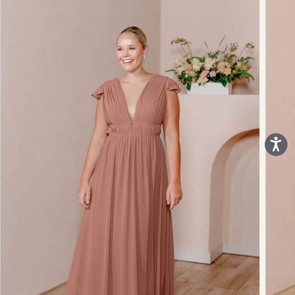 Revelry Dusty Rose Maxi Dress